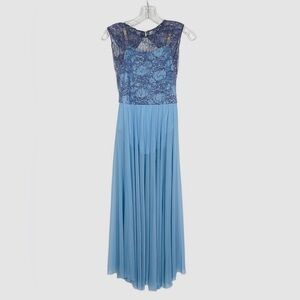 💎Revolution Dance Light Blue Lyrical or Ballet Dance Costume with Lace Overlay